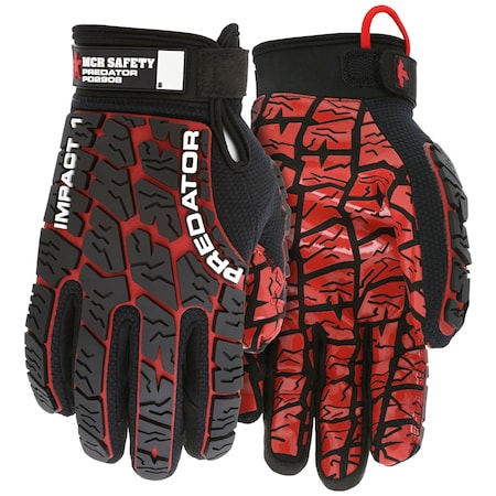 Mcr Safety Gloves, Predator Multi-Task Silicone, M PD2908M